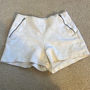 Zara white zip usa small